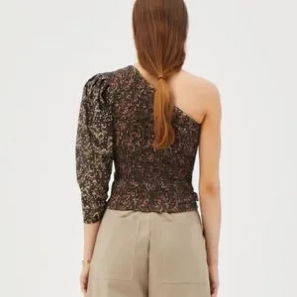 MARIA CHER NWT Villafranca Floral One-Shoulder Crop Top Sample Sale Piece! Sz S - Picture 15 of 15